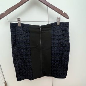 Sandro zipper mini skirt